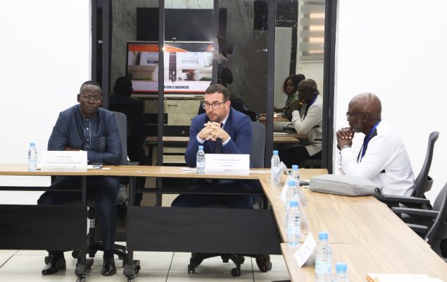 Visite de M. Gourant - Directeur exécutif de l’ONG CONGINTA à l'ENA