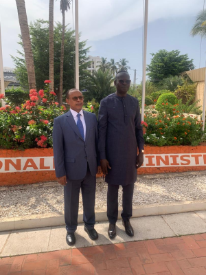 Visite de Son Excellence, l'Ambassadeur de la République du Soudan..