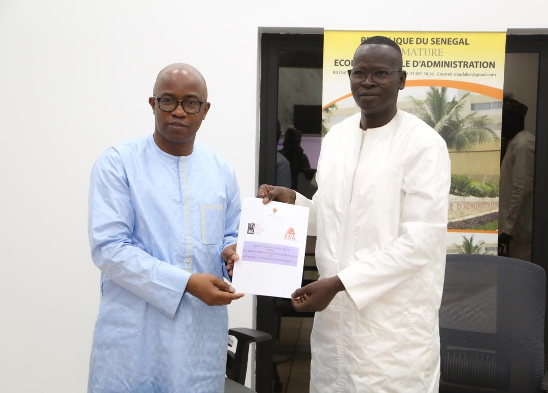 Signature d’une convention de partenariat entre l’ENA et le CFJ