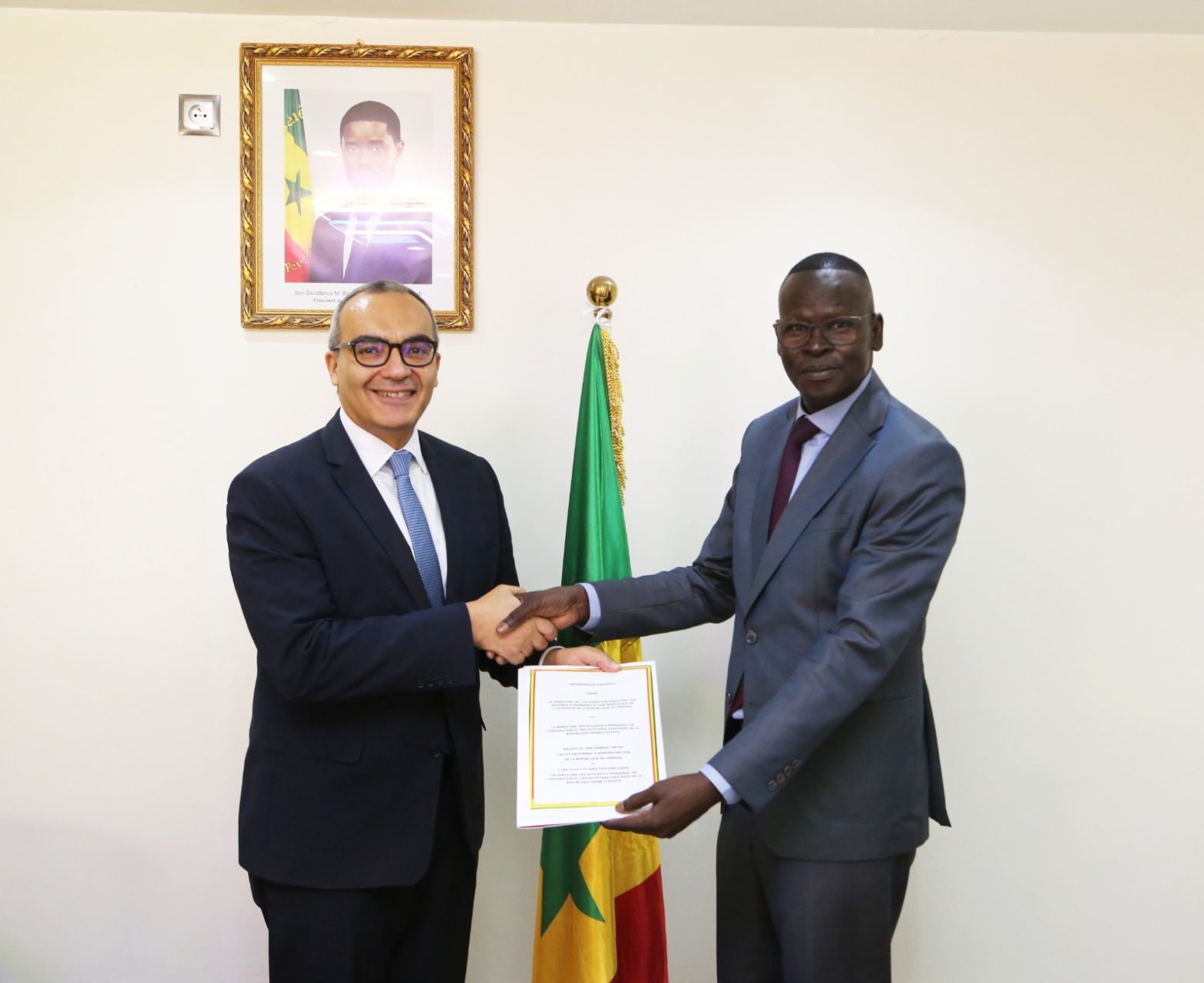 Visite de Courtoisie Ambassadeur d’Egypte